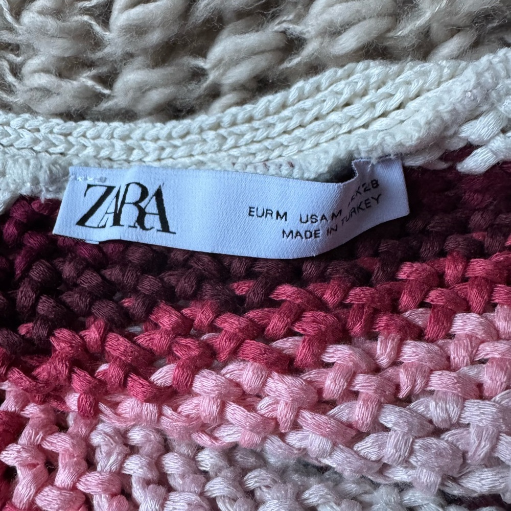 ZARA Striped Knit Midi Dress M
Red Pink Limited - Picture 7 of 7